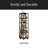 5 Tiers Rotating Bookshelf, Corner Bookcase, 360 Display Wood Spinning Bookshelves, Floor Standing Bookcase Narrow Shelf