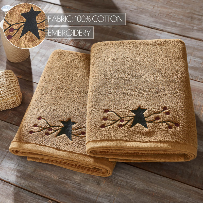 Ensemble de 2 serviettes de bain Parven 27 x 54