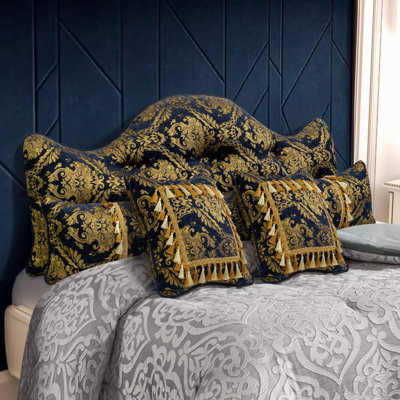 Blue Backrest Cushion