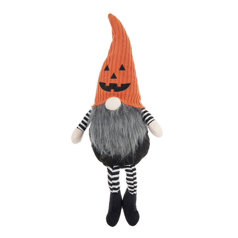 Tissu gnome noir avec des ailes, pour Halloween
