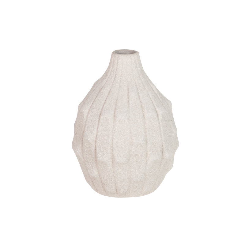 Ceramic / Porcelain Table Vase, Beige