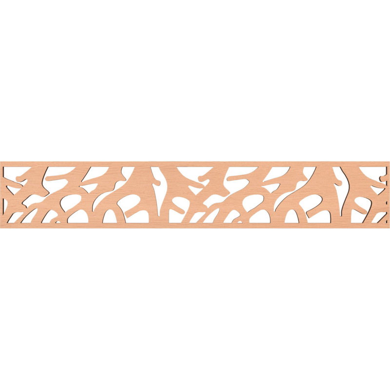 Moulure Manton, Aulne, H 8 po x l 46,625 po x P 0,375 po