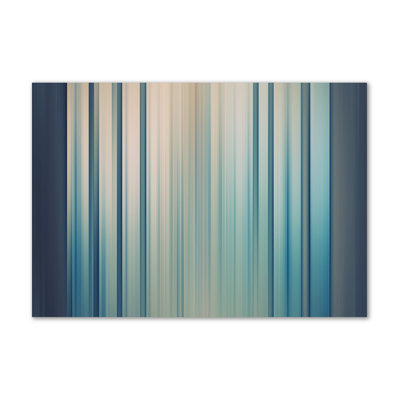 Blue Stripes - Wrapped Canvas Print