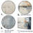Abstract Blue Beige Road Collage II - Abstract Collages Canvas Wall Art Set-1549767301-1549767300