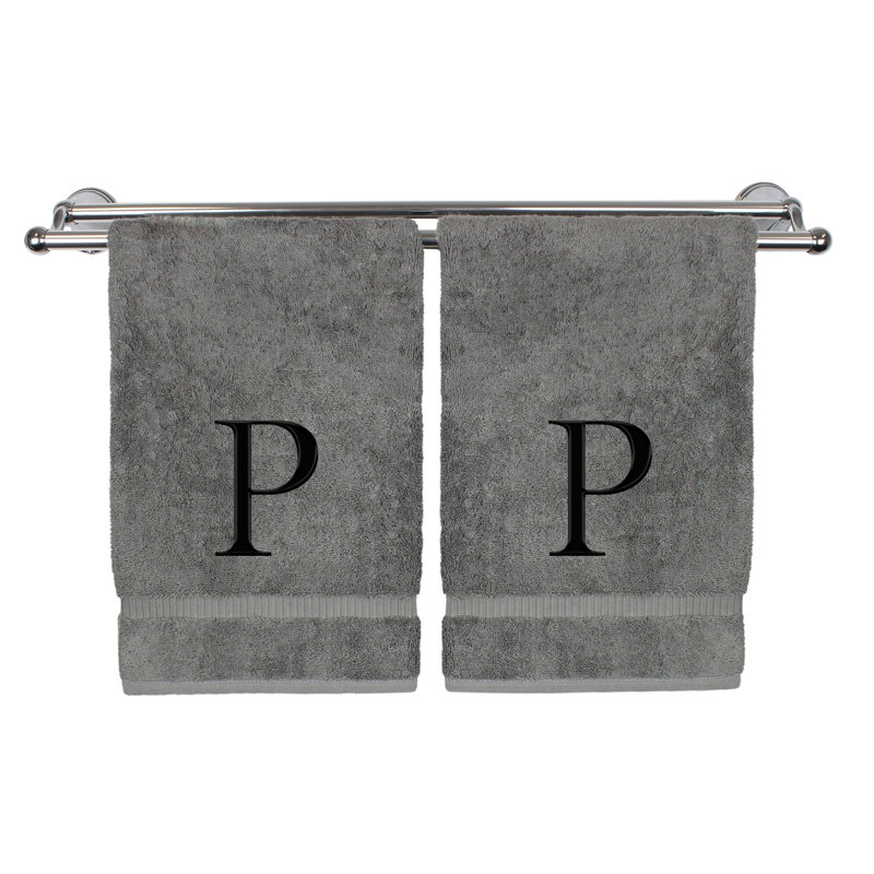 Cydny Hand Towel, P, Grey/Black
