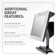 Fogless Vanity Shower Mirror with 360-Degree Adjustable Bracket