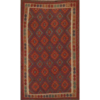 Tapis oriental géométrique Kilim 6 x 10