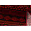 Luca 5132 – Elegant rug with fringes in burgundy & black – Classic Lucaal rug with ornament-1161124628