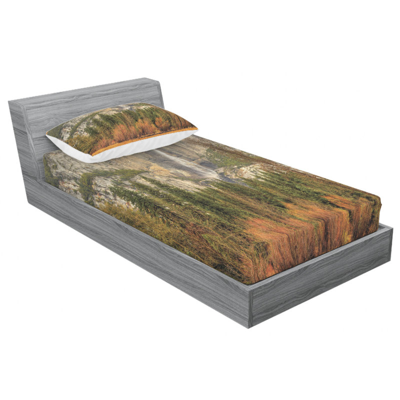 Microfiber Sheet Set, Twin Sheet Set with Fitted Sheet
