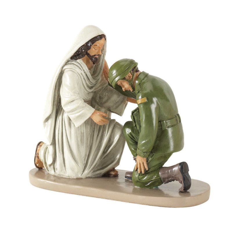 Figurine Jésus et soldat