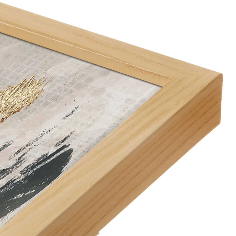 Impression sur toile, "Pattern Emotion I" par June Erica Vess, H 48 po x l 32 po, Open Corner Framed Print without Mat Paper