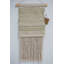 Applique murale en laine et coton macramé avec tringle incluse