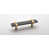 Satin Brass/Slate Gray