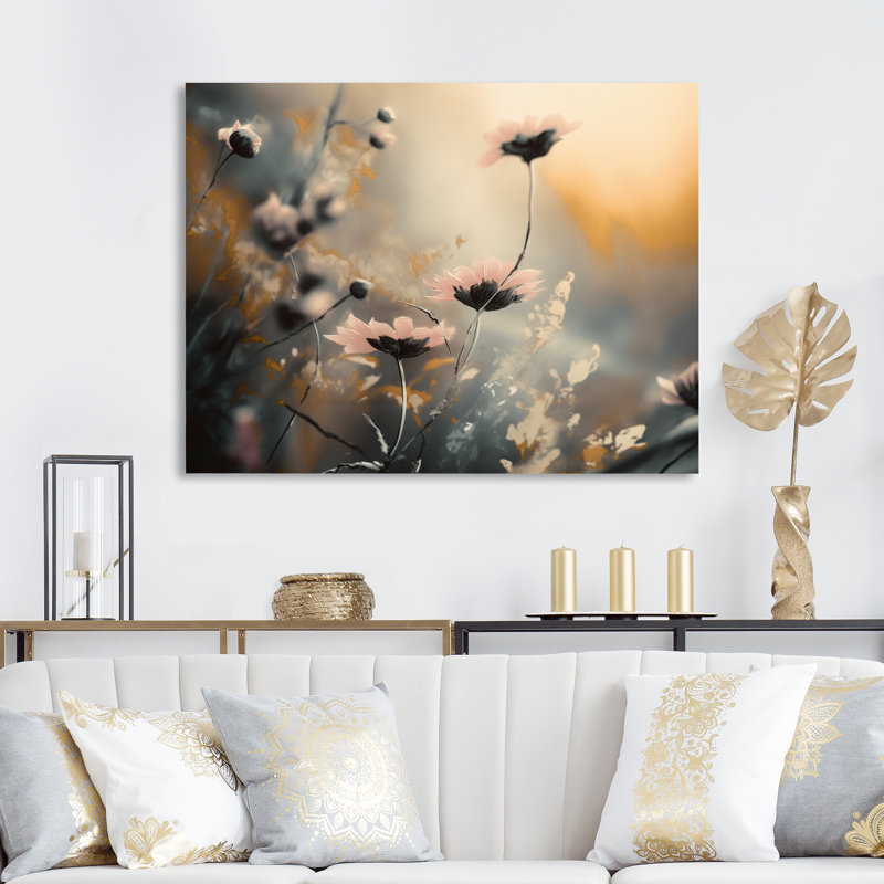 Élixir d'herbes noires - imprimé, H 30 po x l 40 po x P 1,5 po, Toile tendue