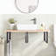 Briazia 100cm Solid Wood Bathroom Vanity Top-1892395556
