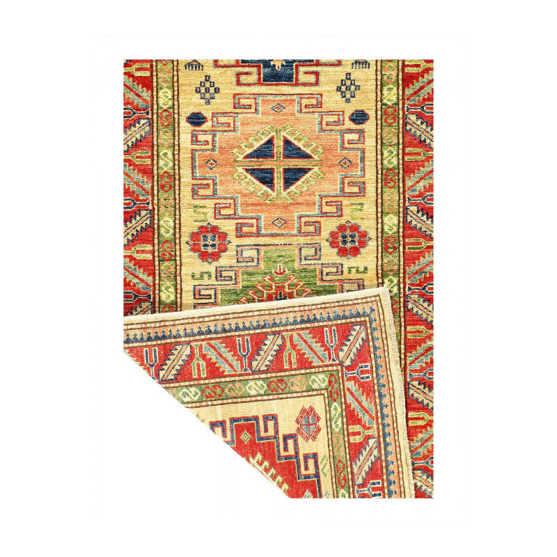Khylin One-of-a-Kind 9'3'' X 2'7'' Hand Knotted Area Rug
