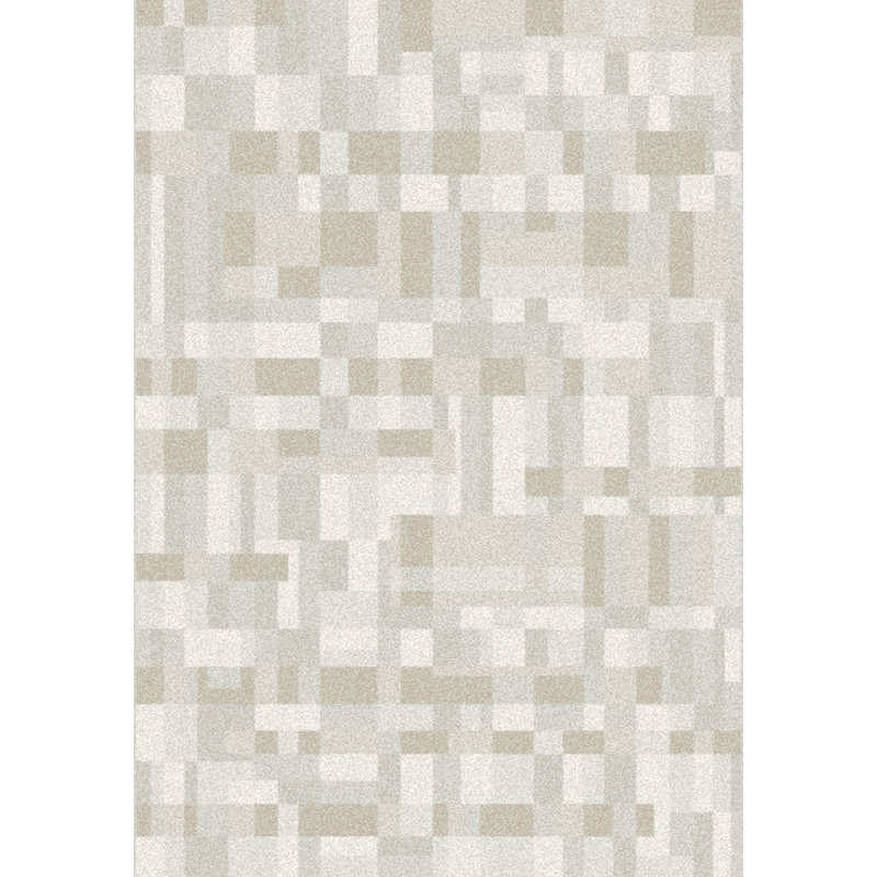 Abstract Wool Area Rug, Rectangle 160 x 230 cm