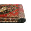 Tapis noir / brun / rouge unique 3 pi 9 po x 10 pi 6 po Adyant Adyant