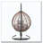 Hammock Chair Foldable Sturdy Frame Plush Cushion-891322474-891322473
