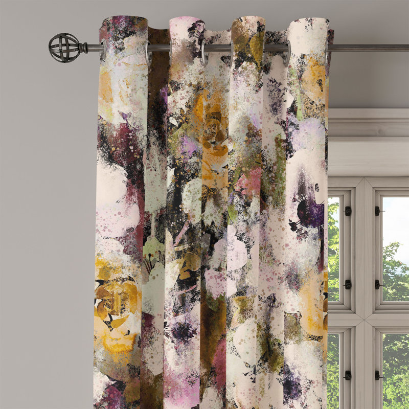 Semi Sheer Curtain Pair