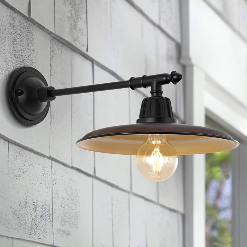 Mamedov LED Wall Light, Wood Finish/Black