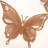 3D Metal Butterflies Wall Decor Set - 3 Piece-878142744
