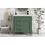 Meuble-lavabo contemporain de 30 pouces avec lavabo supérieur, armoire de rangement, 2 tiroirs et tiroir rabattable pour une organisation efficace-835495019