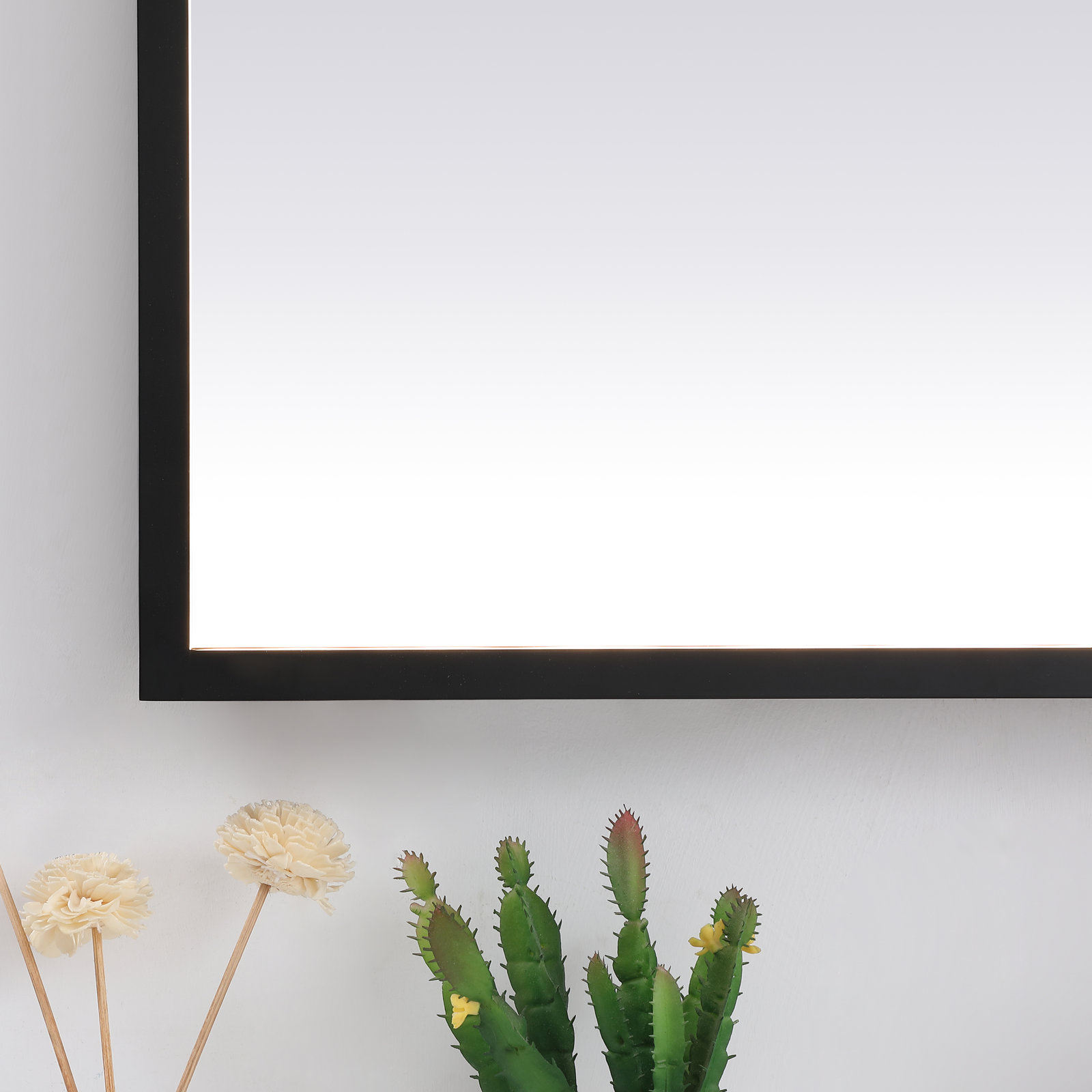 Piche Aluminium Mirror, 36" x 36", Black