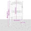 104 cm W Steel Gate Fencing-121122352