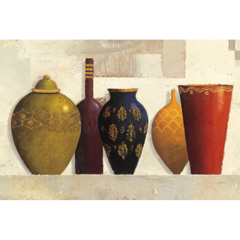 Jeweled Vessels No Leaves by James Wiens - Wrapped Canvas Print, 30cm H x 46cm W x 3.8cm D