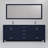 Jacques 72 in. W x 22 in. D Double Bath Vanity, Faucet Set, and 70 in. Mirror-113024983-113024981