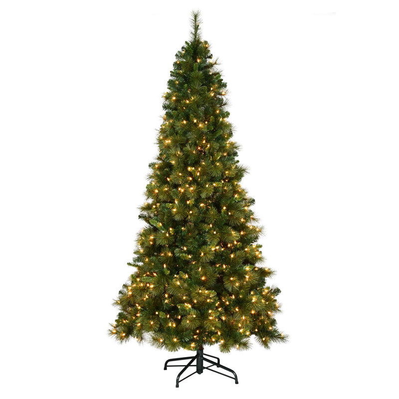 6.5' H Lighted Artificial Pine Christmas Tree