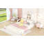 Wood Floor Bed With House-Shaped Headboard-131128930-131128929