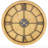 Curlie Solid Wood Wall Clock