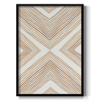 Diametric Clementine II Diametric Clementine II - Matted and Framed Under Acrylic Glass, Large Living Room Wall Art