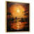 Toile naturelle avec cadre flottant