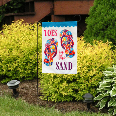 Drapeau de jardin Toes In The Sand