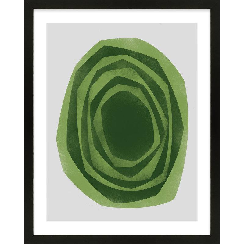 Vertigo 1 Print by Jacques Pilon, 50" H x 40" W x 1.25" D, Black
