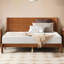 Base de lit en bois massif Bilal Mid Century-1904663217-1904663216