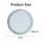 33.46"(85cm)Crystal Crush Diamond Sparkly Round Mirror
