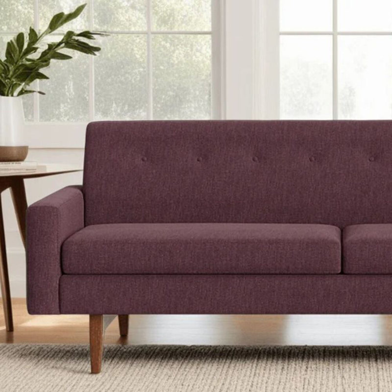 Tyler Sofa (85"), Performance Weave - Aubergine