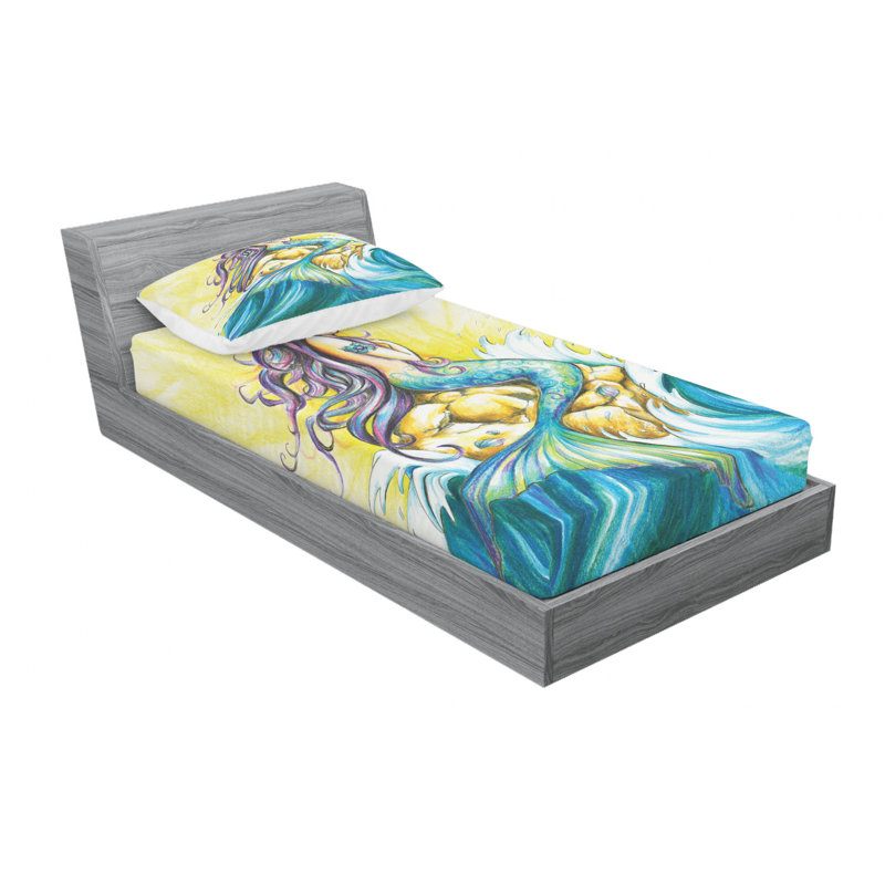 Microfiber Sheet Set, Twin XL Sheet Set with Fitted Sheet