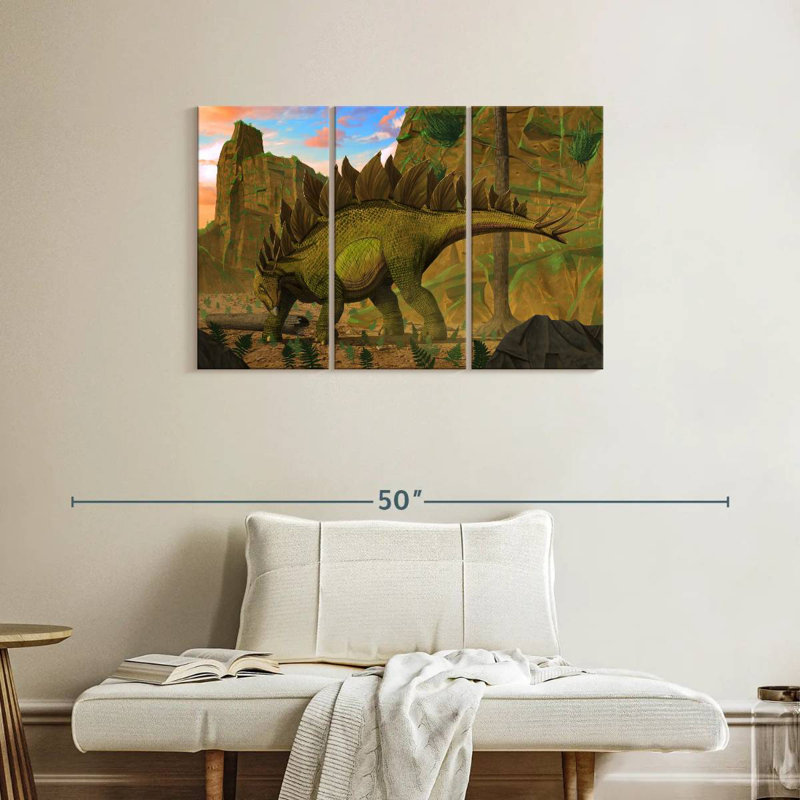 Brampt Stegosaurus, 24" H x 38" W