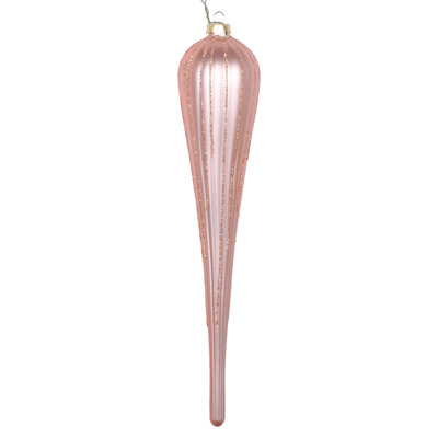 Matte Glitter Drop Christmas Ornament