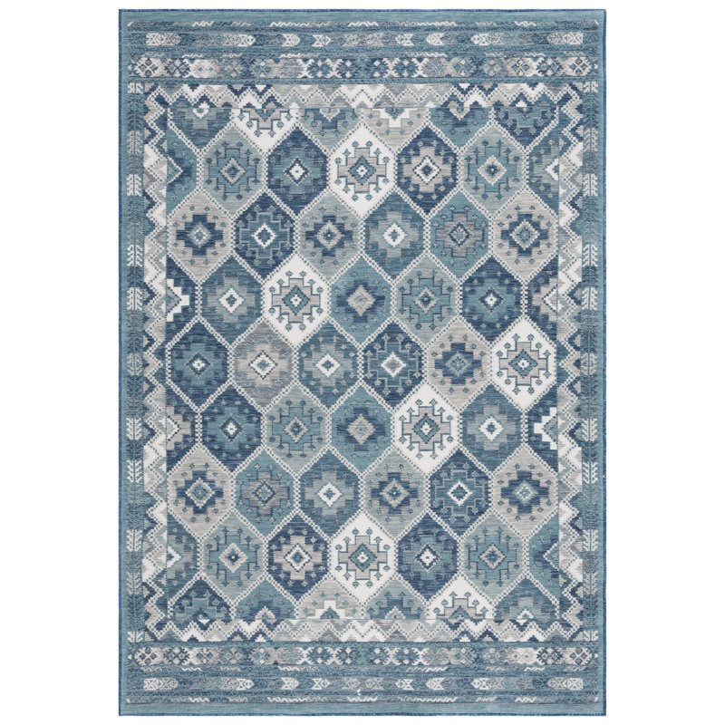 Tapis intérieur / extérieur Offerman Sunrise, Rectangle 5 pi 3 po x 7 pi 7 po