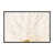 Toile encadrée de bois rustique foncé