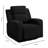 Luxurious Manual Recliner Sofa With Faux Fur, Cup Holders, And Enhanced Comfort For Living Room Relaxation-1391348159