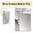 Grey and Cream Harmony In Chaos I - Abstract Unique Wall Mirror, Gray Mirror, Printed Metal Art-1318025865