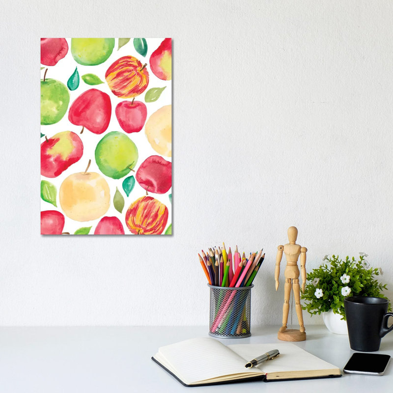 Apple Harvest V by Amanda Mcgee - Wrapped Canvas Painting, 30.48cm H x 20.32cm W x 1.91cm D