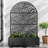 Arch Metal Planter Box with Trellis with Wheels-1550943338